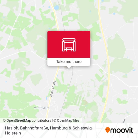 Hasloh, Bahnhofstraße map