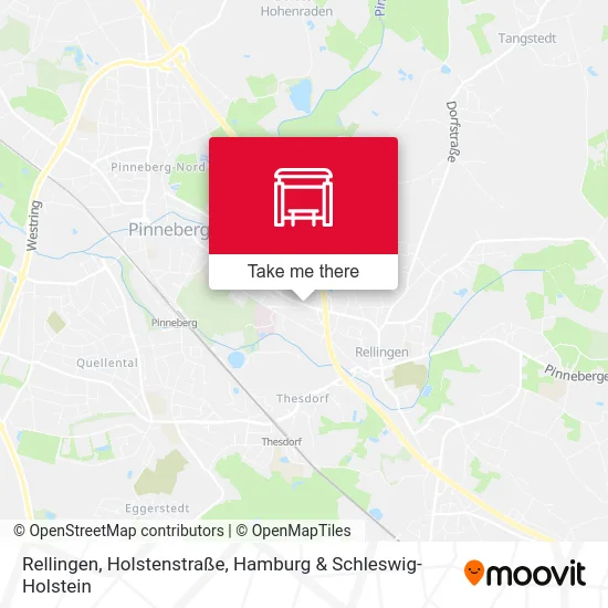 Rellingen, Holstenstraße map