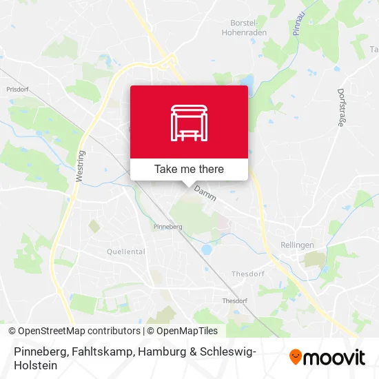 Карта Pinneberg, Fahltskamp