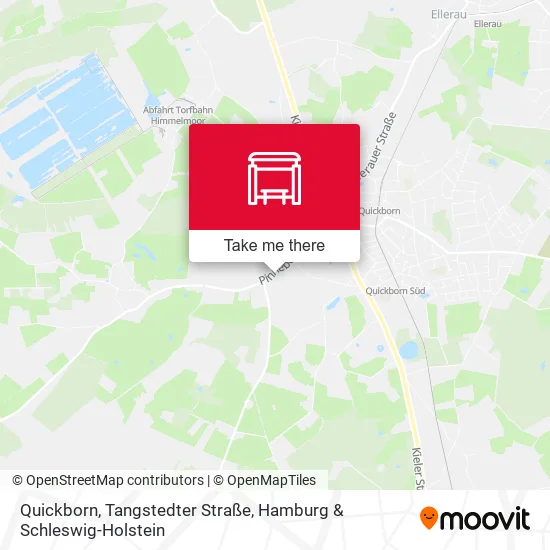 Карта Quickborn, Tangstedter Straße