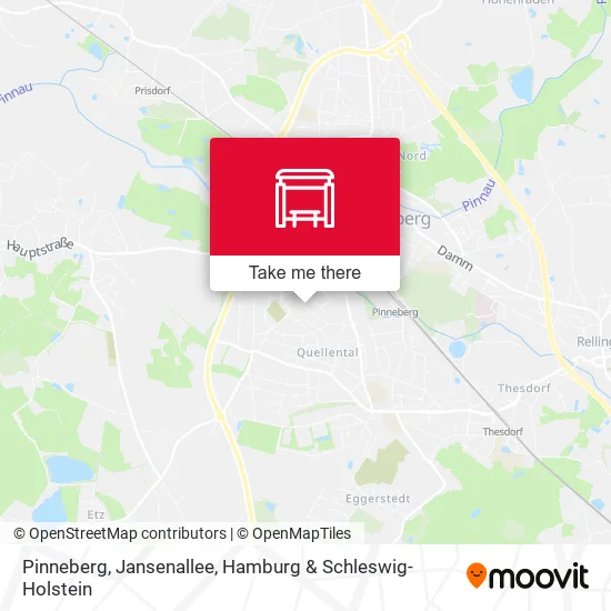 Карта Pinneberg, Jansenallee