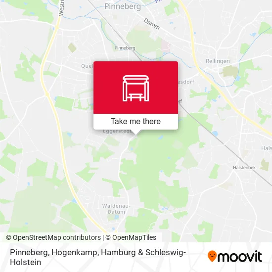 Карта Pinneberg, Hogenkamp