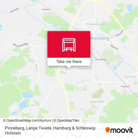 Карта Pinneberg, Lange Twiete