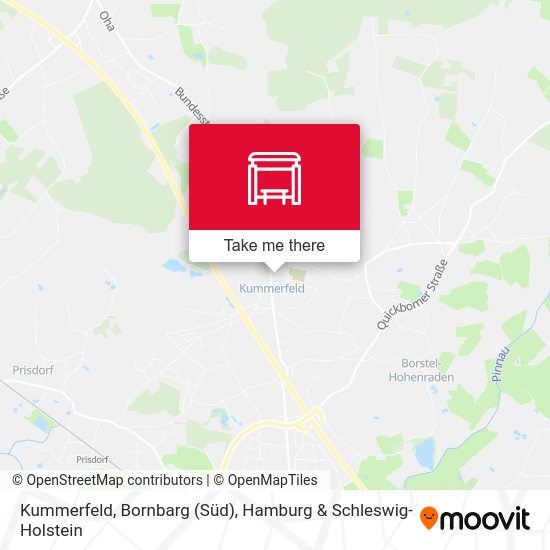 Kummerfeld, Bornbarg (Süd) map