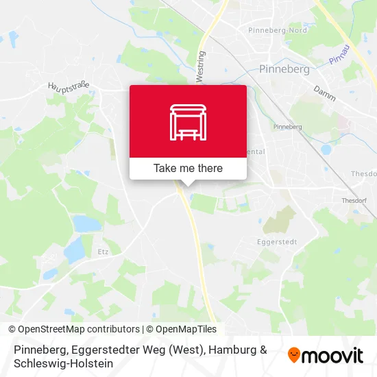 Карта Pinneberg, Eggerstedter Weg (West)