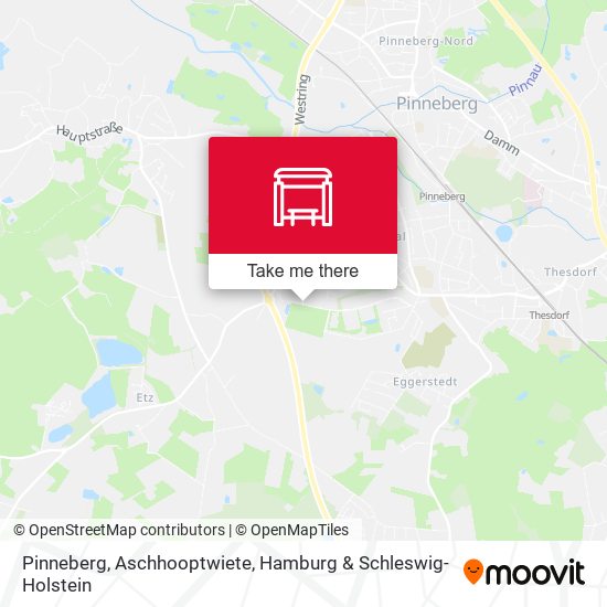 Pinneberg, Aschhooptwiete map