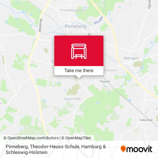 Pinneberg, Theodor-Heuss-Schule map