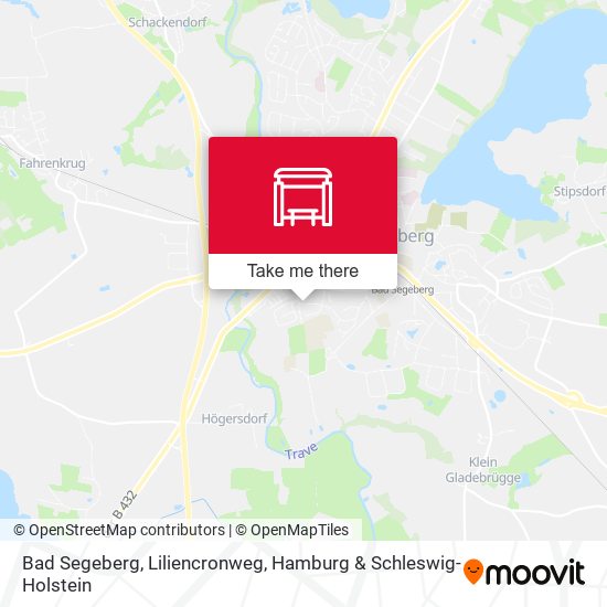 Bad Segeberg, Liliencronweg map