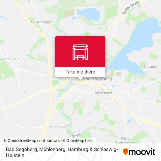 Bad Segeberg, Mühlenberg map