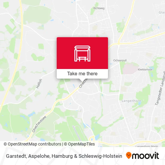 Карта Garstedt, Aspelohe