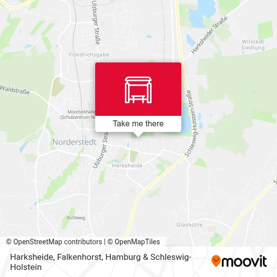 Harksheide, Falkenhorst map