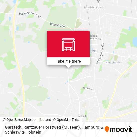 Карта Garstedt, Rantzauer Forstweg (Museen)
