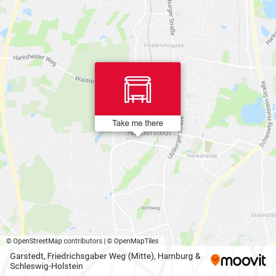 Garstedt, Friedrichsgaber Weg (Mitte) map