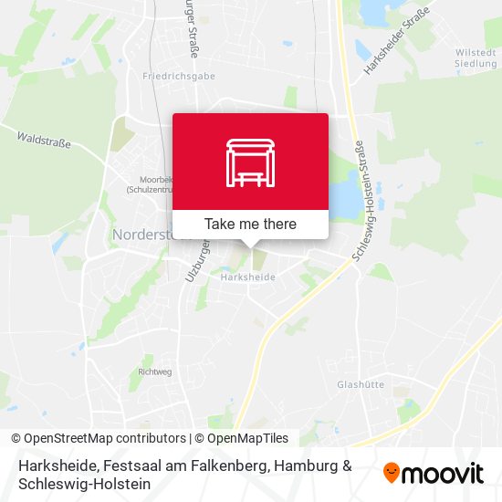 Harksheide, Festsaal am Falkenberg map