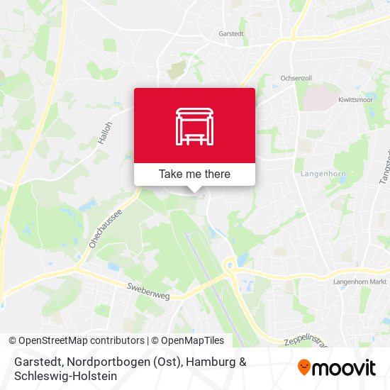 Garstedt, Nordportbogen (Ost) map