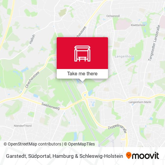 Garstedt, Südportal map