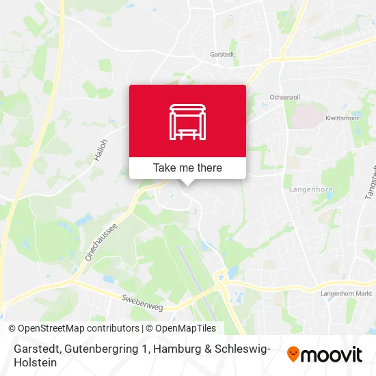 Карта Garstedt, Gutenbergring 1