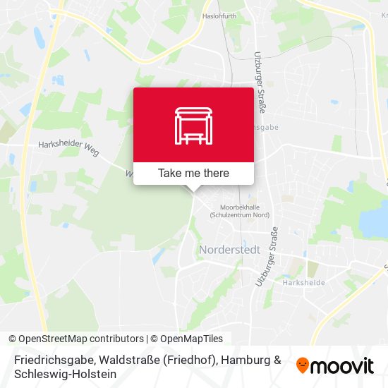 Friedrichsgabe, Waldstraße (Friedhof) map