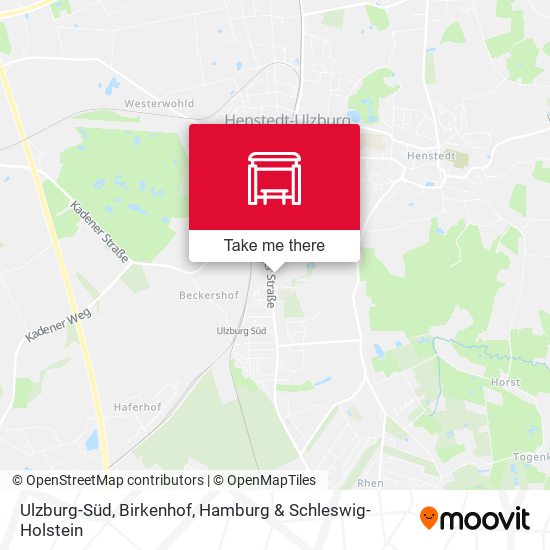 Ulzburg-Süd, Birkenhof map