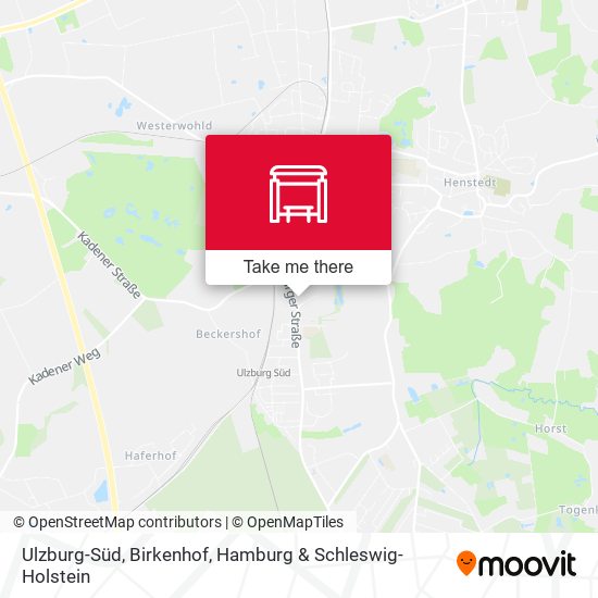 Ulzburg-Süd, Birkenhof map