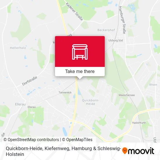 Quickborn-Heide, Kiefernweg map