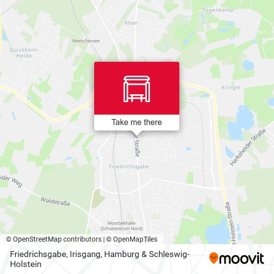 Friedrichsgabe, Irisgang map