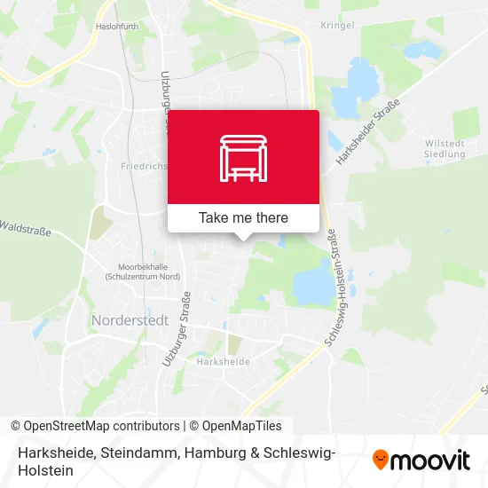 Карта Harksheide, Steindamm