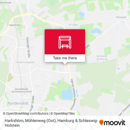 Harkshörn, Mühlenweg (Ost) map