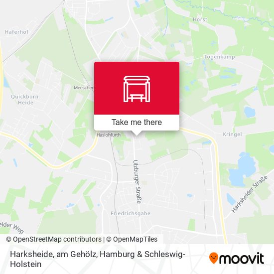 Harksheide, am Gehölz map