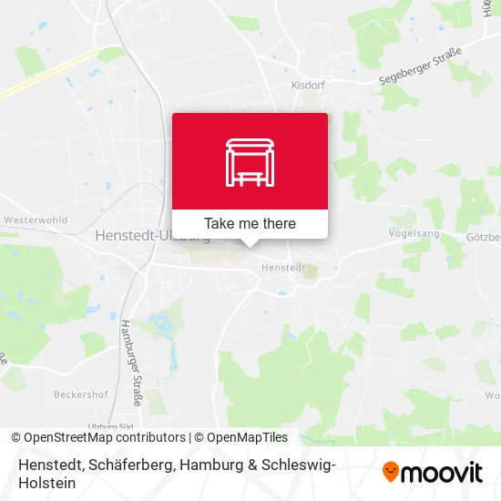 Карта Henstedt, Schäferberg