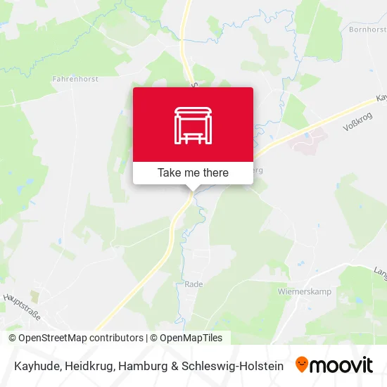 Карта Kayhude, Heidkrug