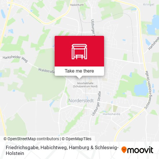 Friedrichsgabe, Habichtweg map