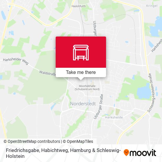 Friedrichsgabe, Habichtweg map