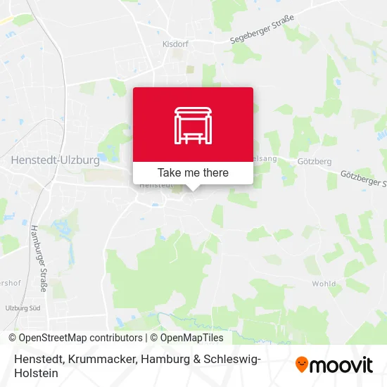 Карта Henstedt, Krummacker