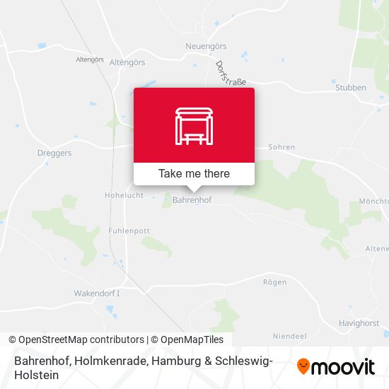 Bahrenhof, Holmkenrade map