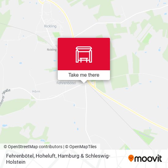 Fehrenbötel, Hoheluft map