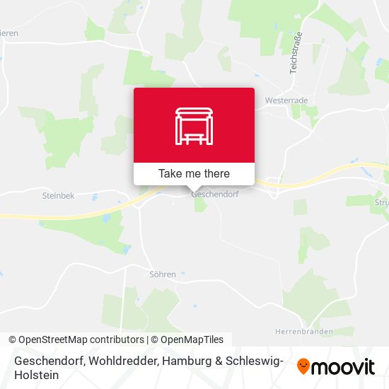 Geschendorf, Wohldredder map