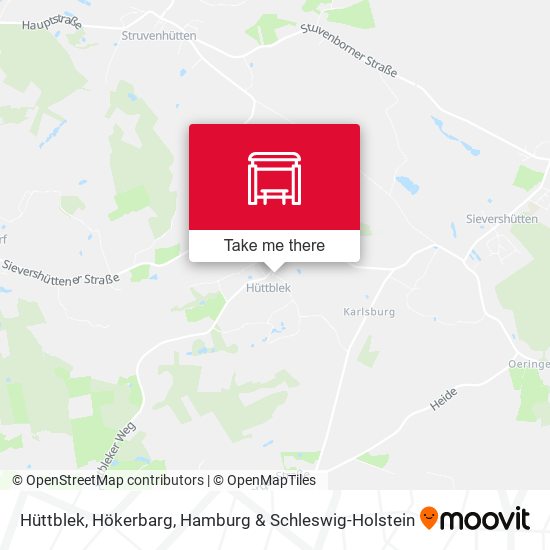 Hüttblek, Hökerbarg map