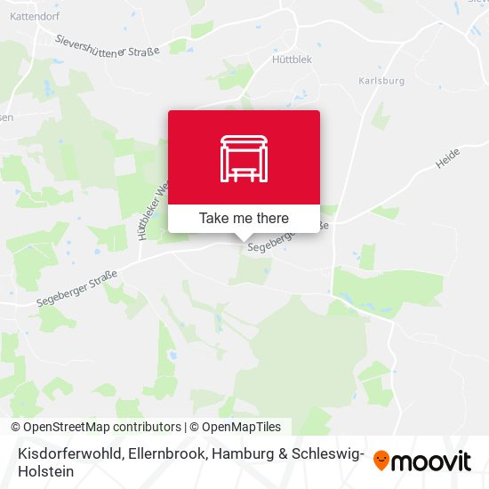 Kisdorferwohld, Ellernbrook map