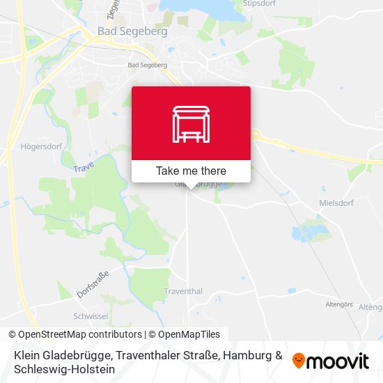 Klein Gladebrügge, Traventhaler Straße map