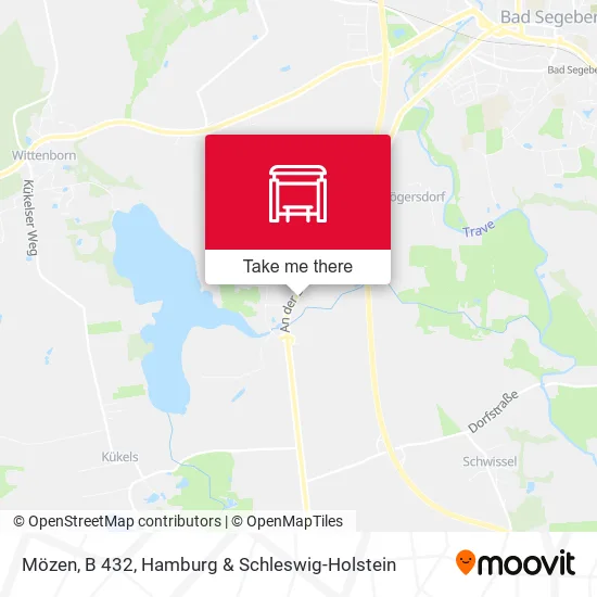Карта Mözen, B 432