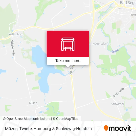 Карта Mözen, Twiete