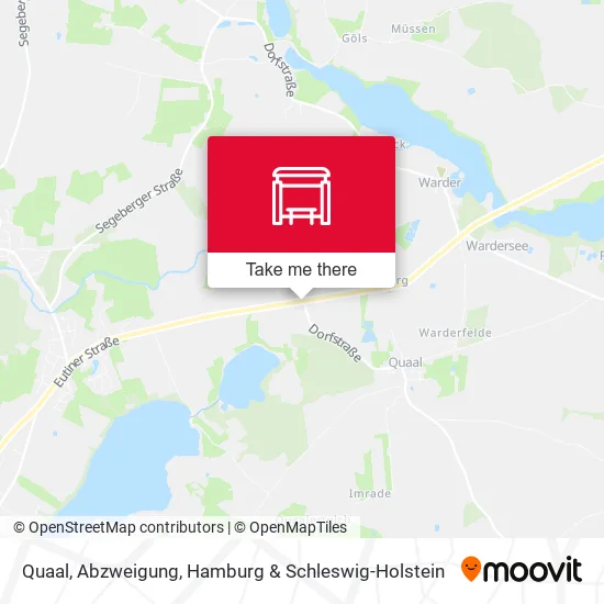 Карта Quaal, Abzweigung