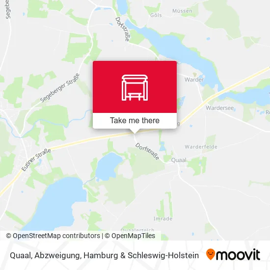 Карта Quaal, Abzweigung
