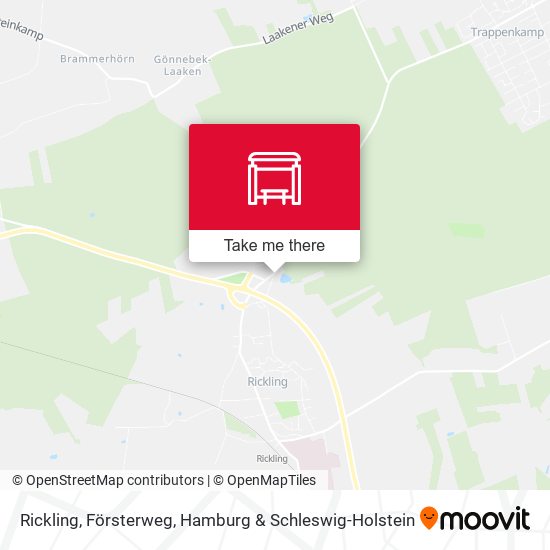 Rickling, Försterweg map