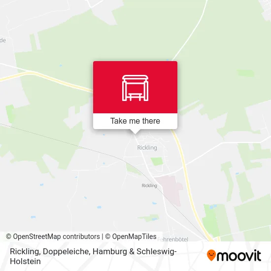 Карта Rickling, Doppeleiche