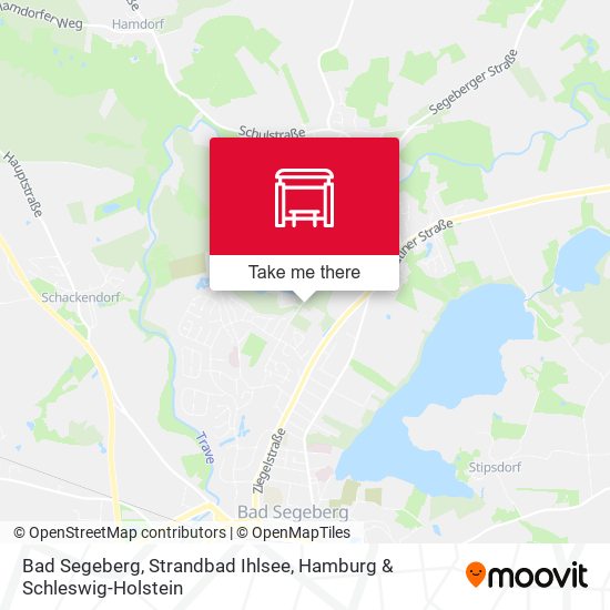 Bad Segeberg, Strandbad Ihlsee map