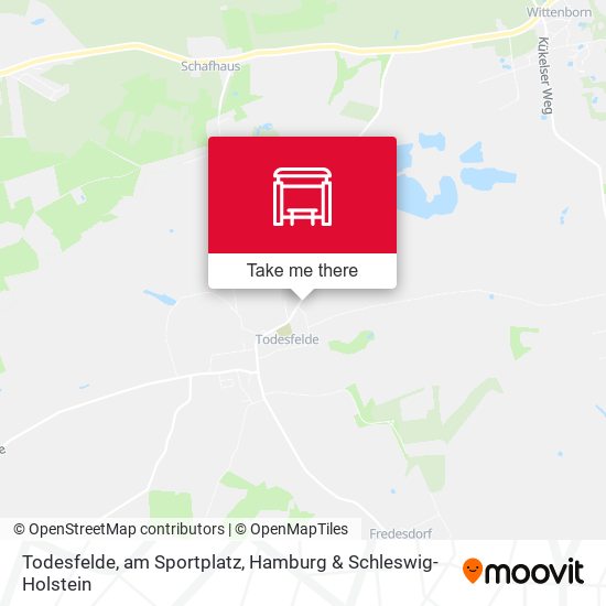 Todesfelde, am Sportplatz map