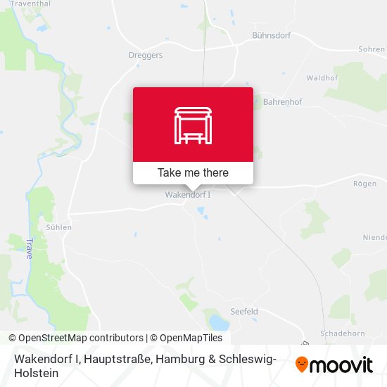 Wakendorf I, Hauptstraße map