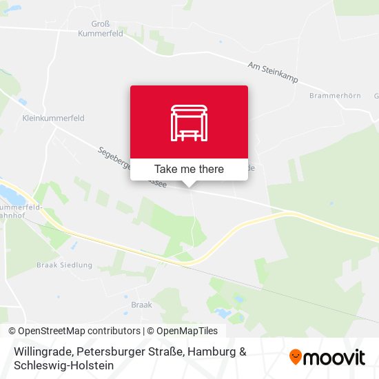 Willingrade, Petersburger Straße map